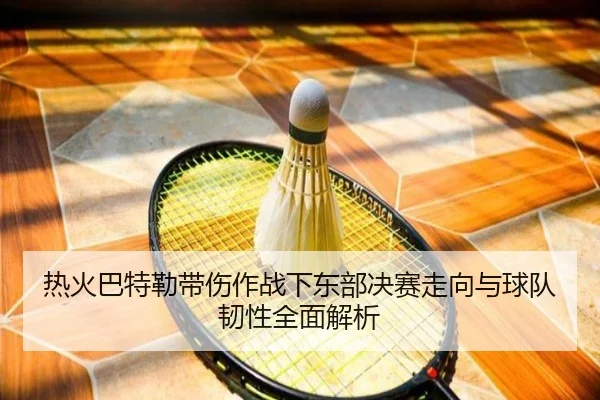 热火巴特勒带伤作战下东部决赛走向与球队韧性全面解析